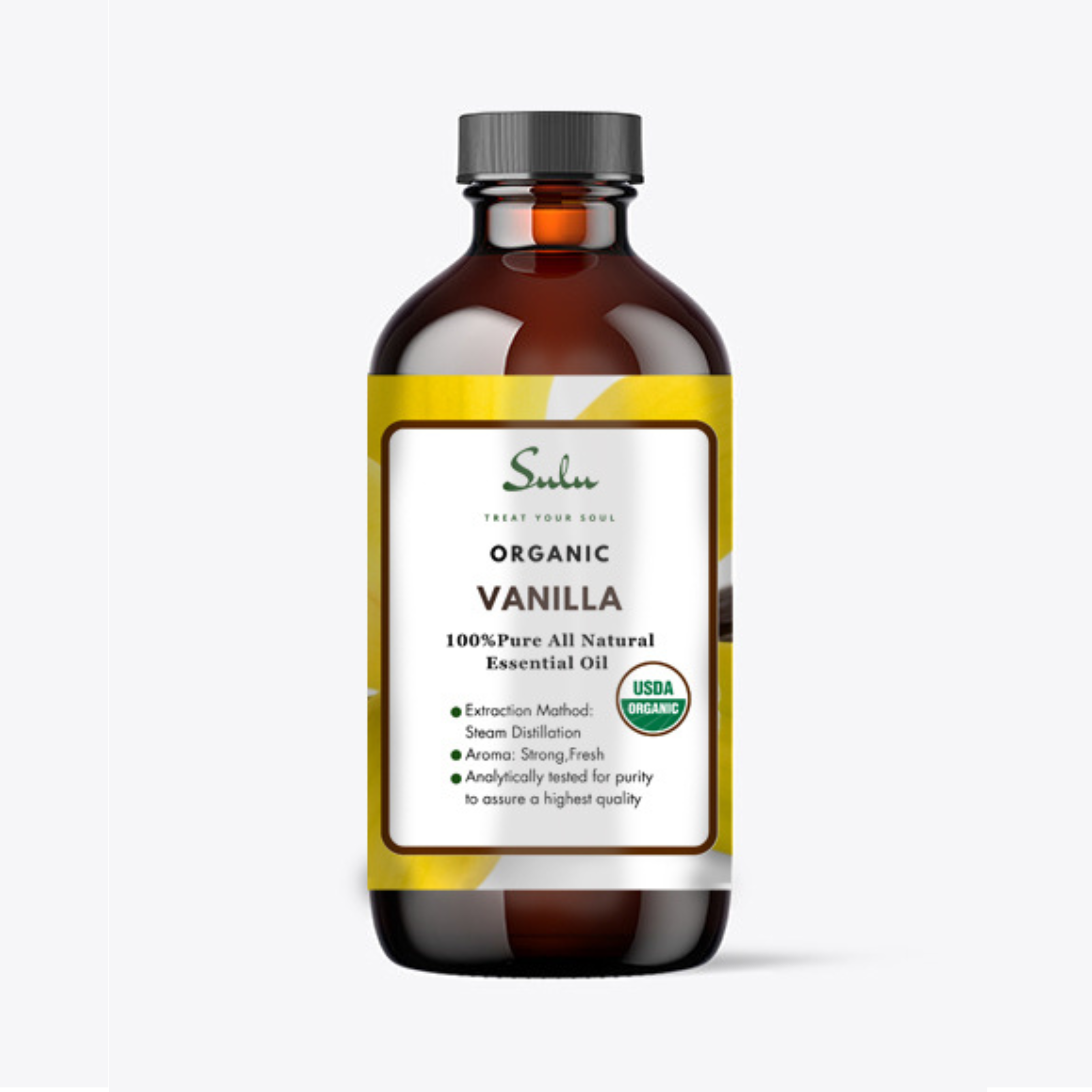 Hâ€™ana Pure Vanilla Essential Oil for Diffuser & Skin (1 fl oz) - 100%  Undiluted Therapeutic Grade Vanilla Oleoresin Essential Oil - Fragrant and