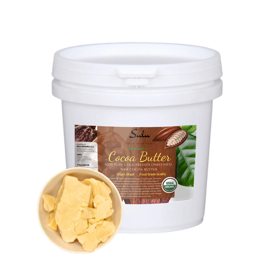 Cocoa Butter-Organic Unrefined Cold Pressed from Brazil