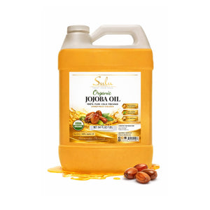 4 Lbs/64 ounces  Organic Golden Jojoba Oil