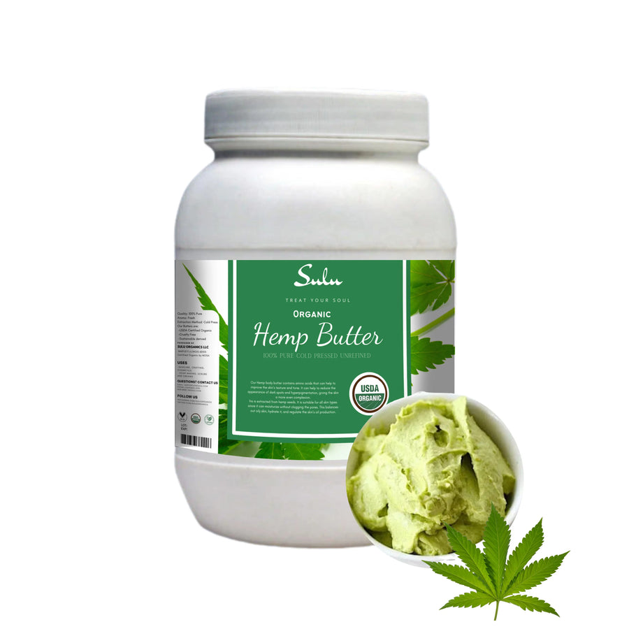 100% Pure Organic  Unrefined Hemp Seed Butter All Natural