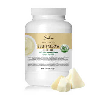 4 LBS Pure Grass Fed Grass Finished Fully Rendered Beef Tallow