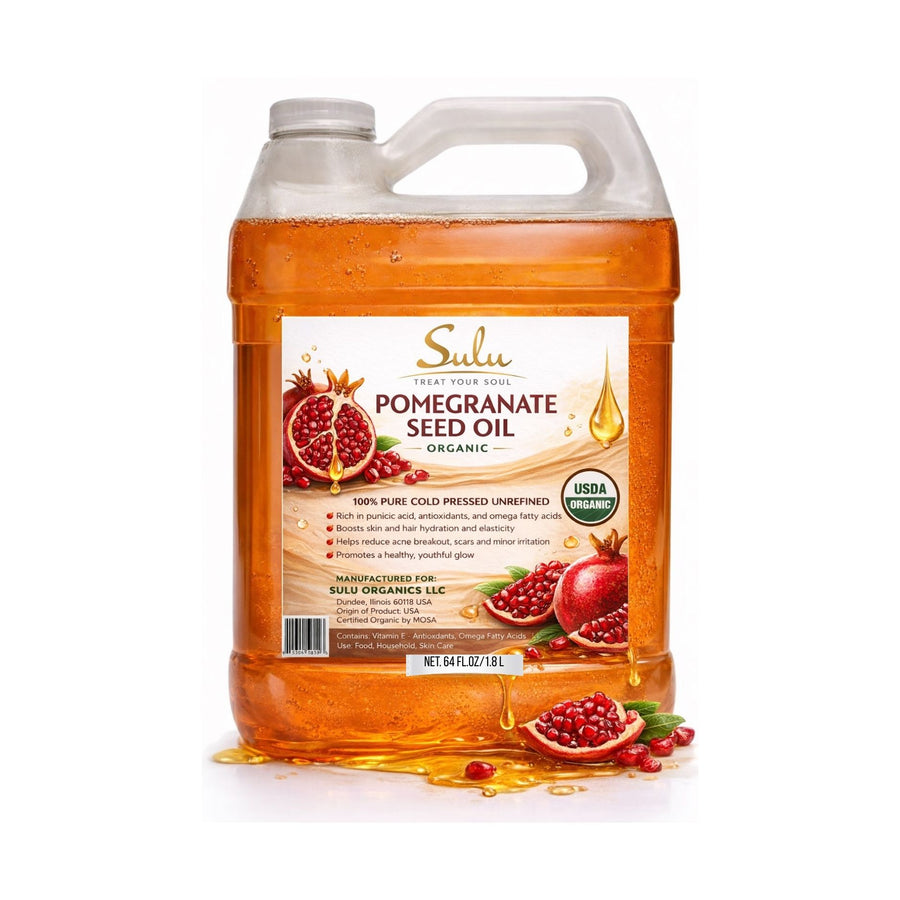4 LBS Organic Cold Pressed Pomegranate Seed Oil All Natural Premium Quality