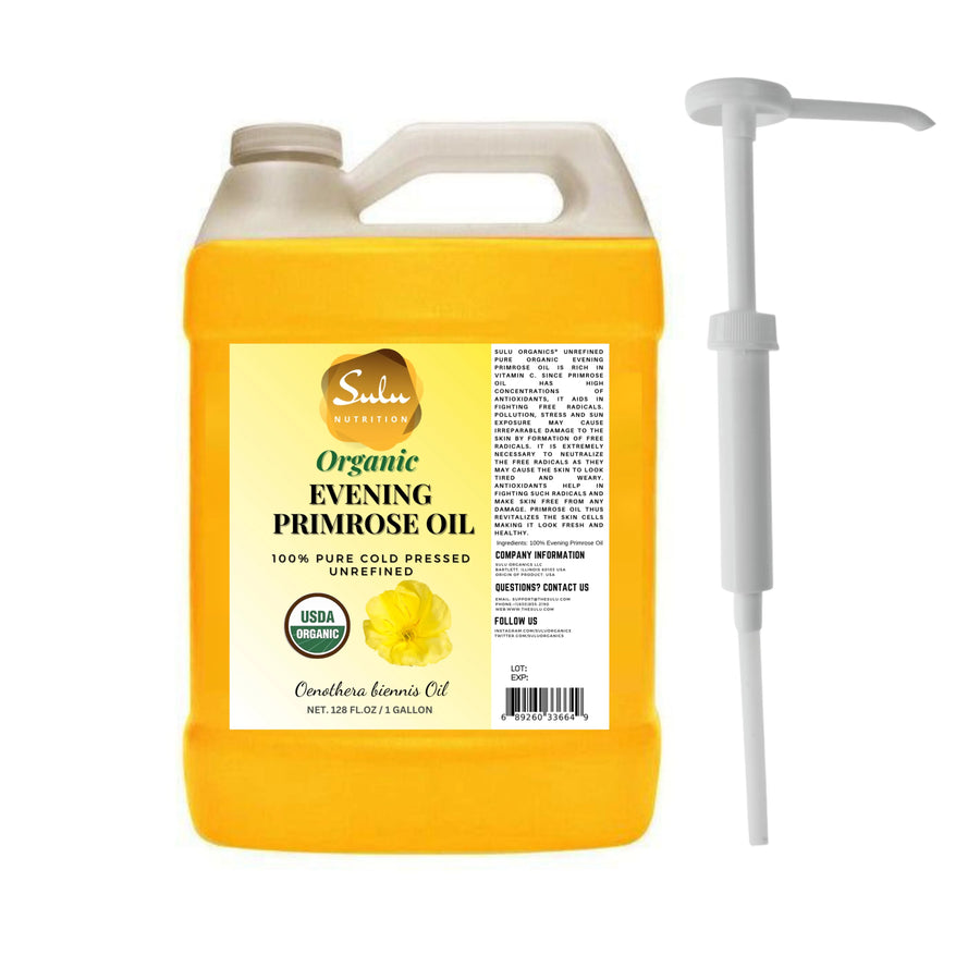 1 Gallon 100% Pure All natural  Extra Virgin Unrefined Evening Primrose oil