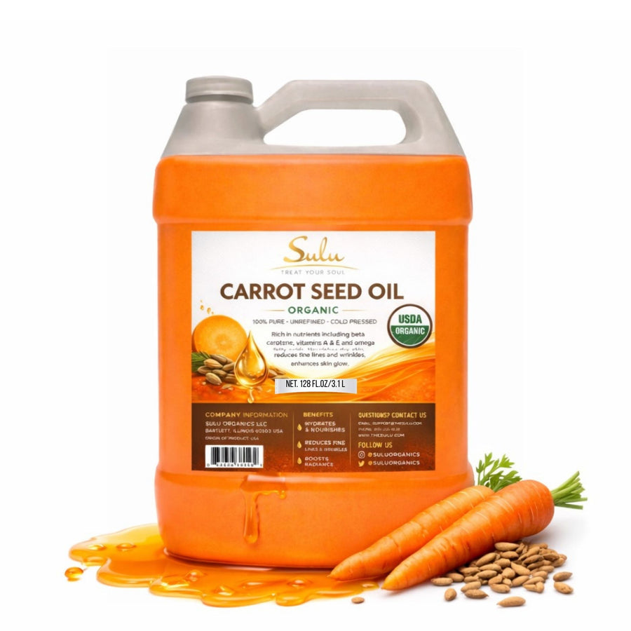 1 Gallon 100% Pure Organic Carrot Seed Oil  Unrefined Carrier Oil