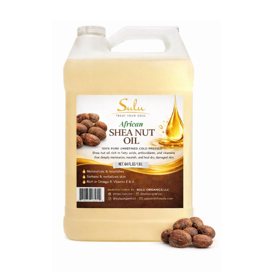 Shea Nut Oil -  Unrefined Cold Pressed 64 fl.oz