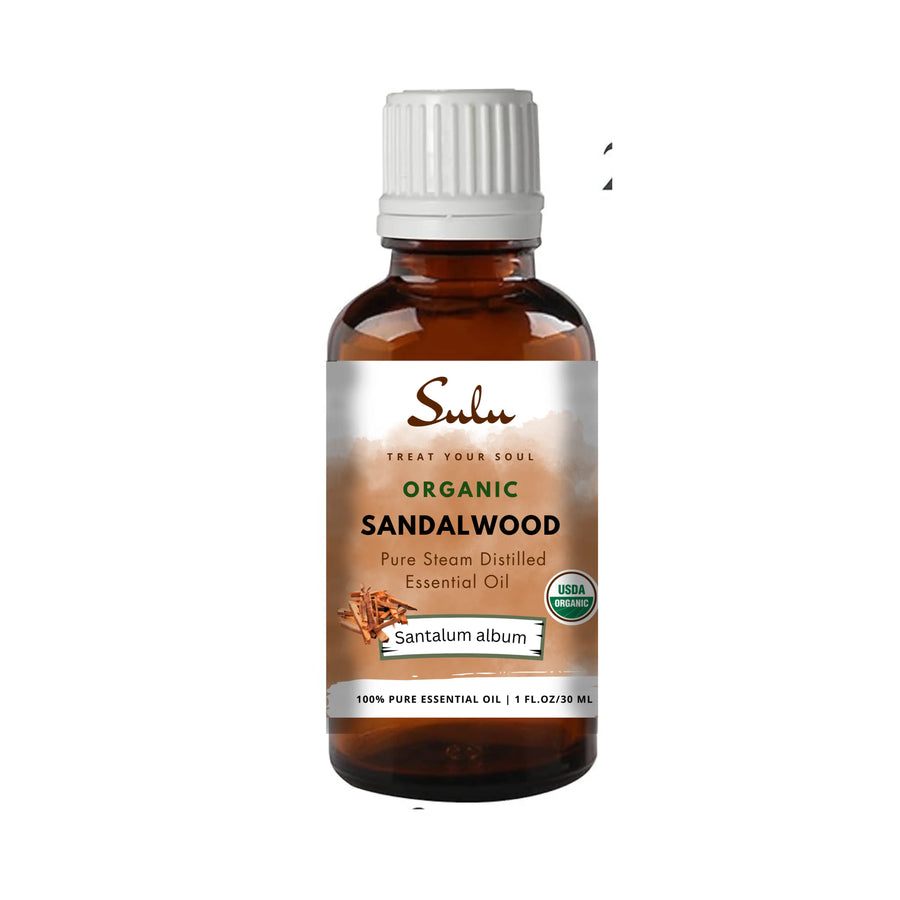 100% Pure and Natural Organic Sandalwood Essential Oil