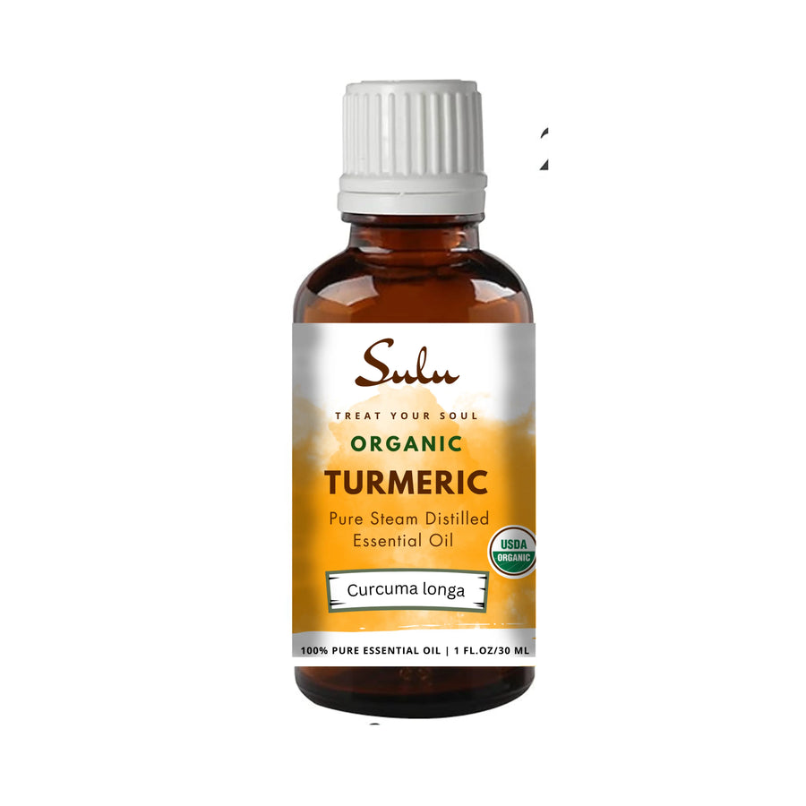 100% Pure Certified Organic Steam Distilled Turmeric Essential Oil