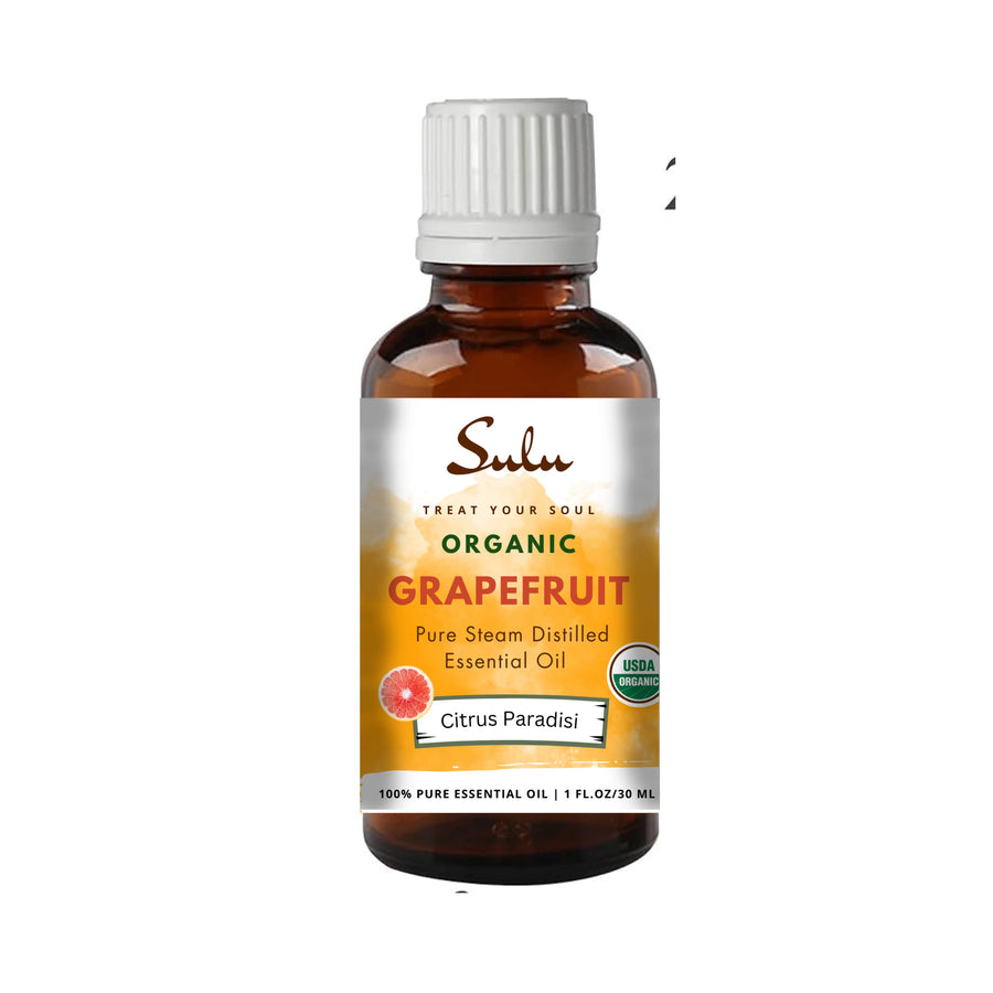 100% Pure Organic Grapefruit Essential Oil USDA Certified Steam Distilled