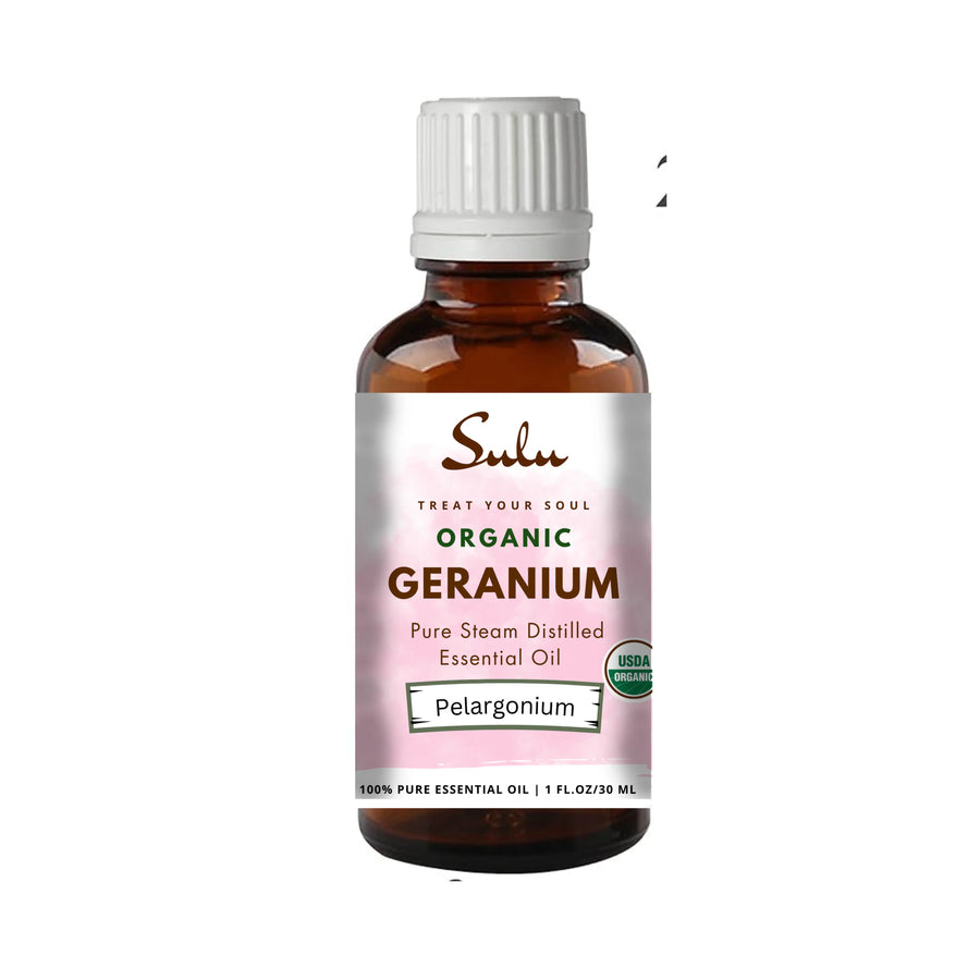 Geranium Essential Oil-Pure Certified Organic Therapeutic Grade