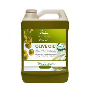 1 Gallon Extra Virgin Olive Oil- USDA Certified Organic Cold pressed Unrefined