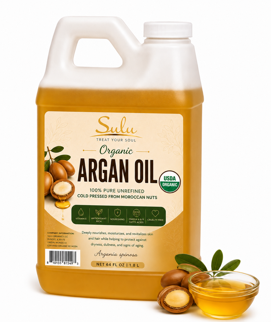 Moroccan Argan Oil-USDA Organic Unrefined Cold pressed -64 fl.oz/4 lbs