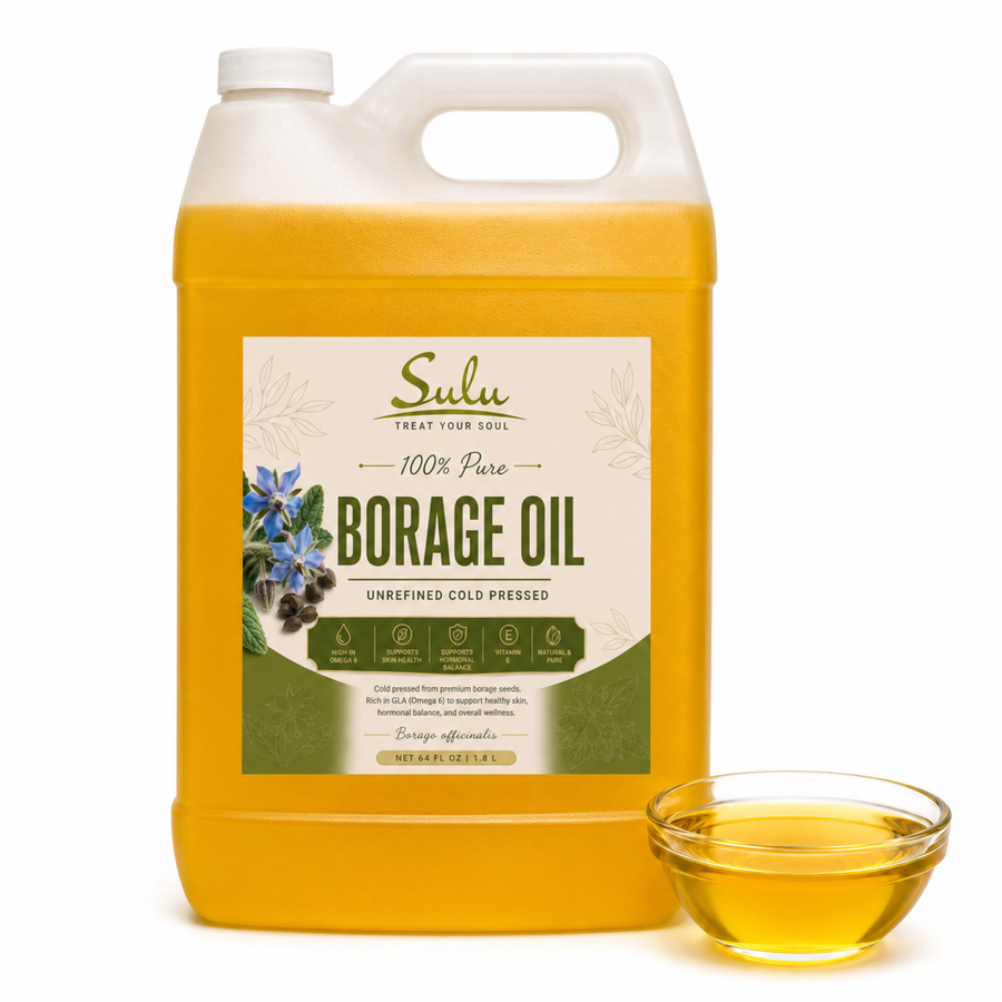 4 lbs Extra Virgin Fresh Borage Seed Oil Cold Pressed Unrefined