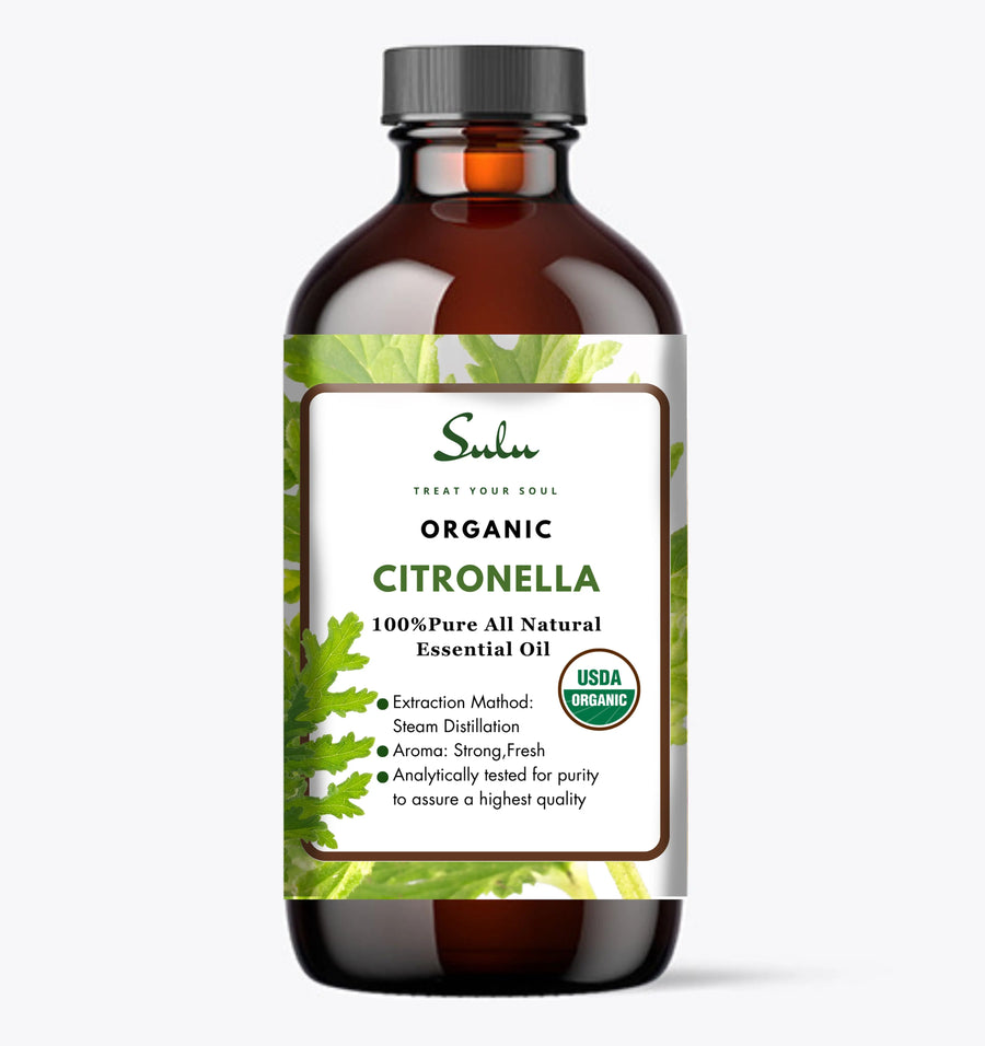 Organic Citronella Essential Oil-100% Pure and Natural