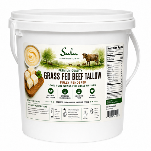 Grass-Fed Beef Tallow – 100% Pure Rendered