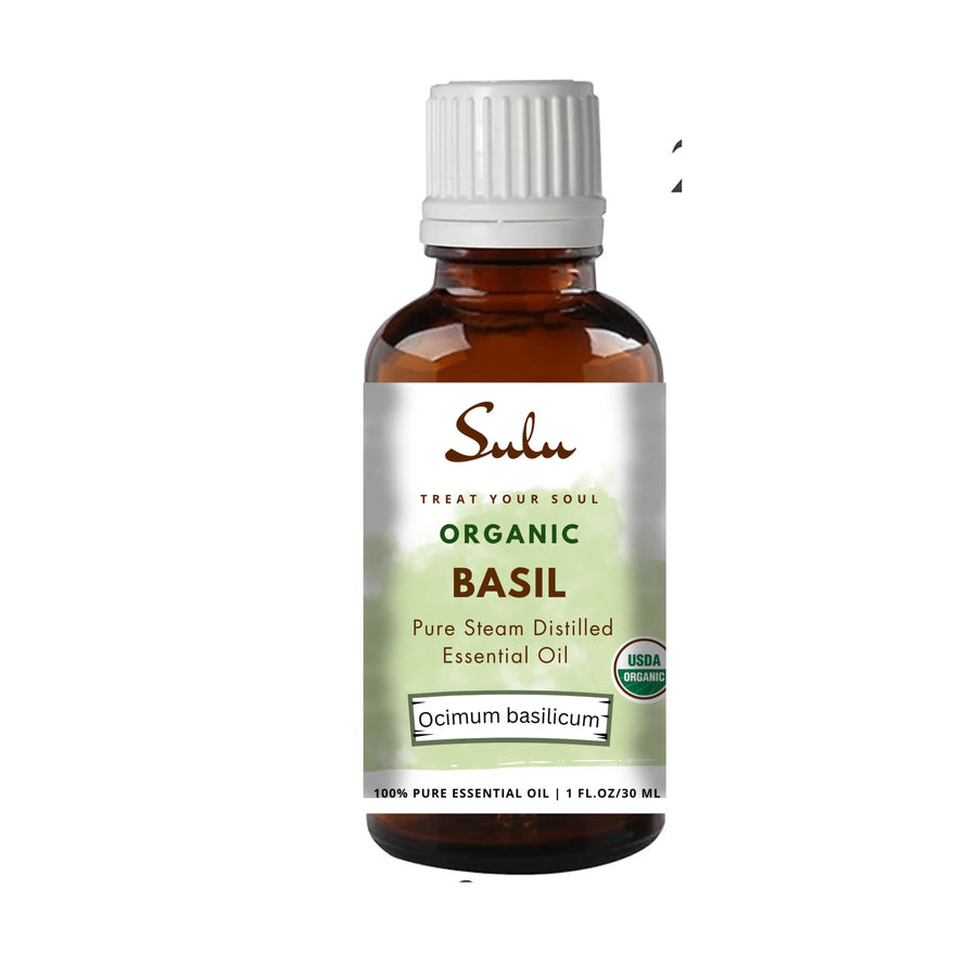 Basil Essential Oil-Pure Certified Organic
