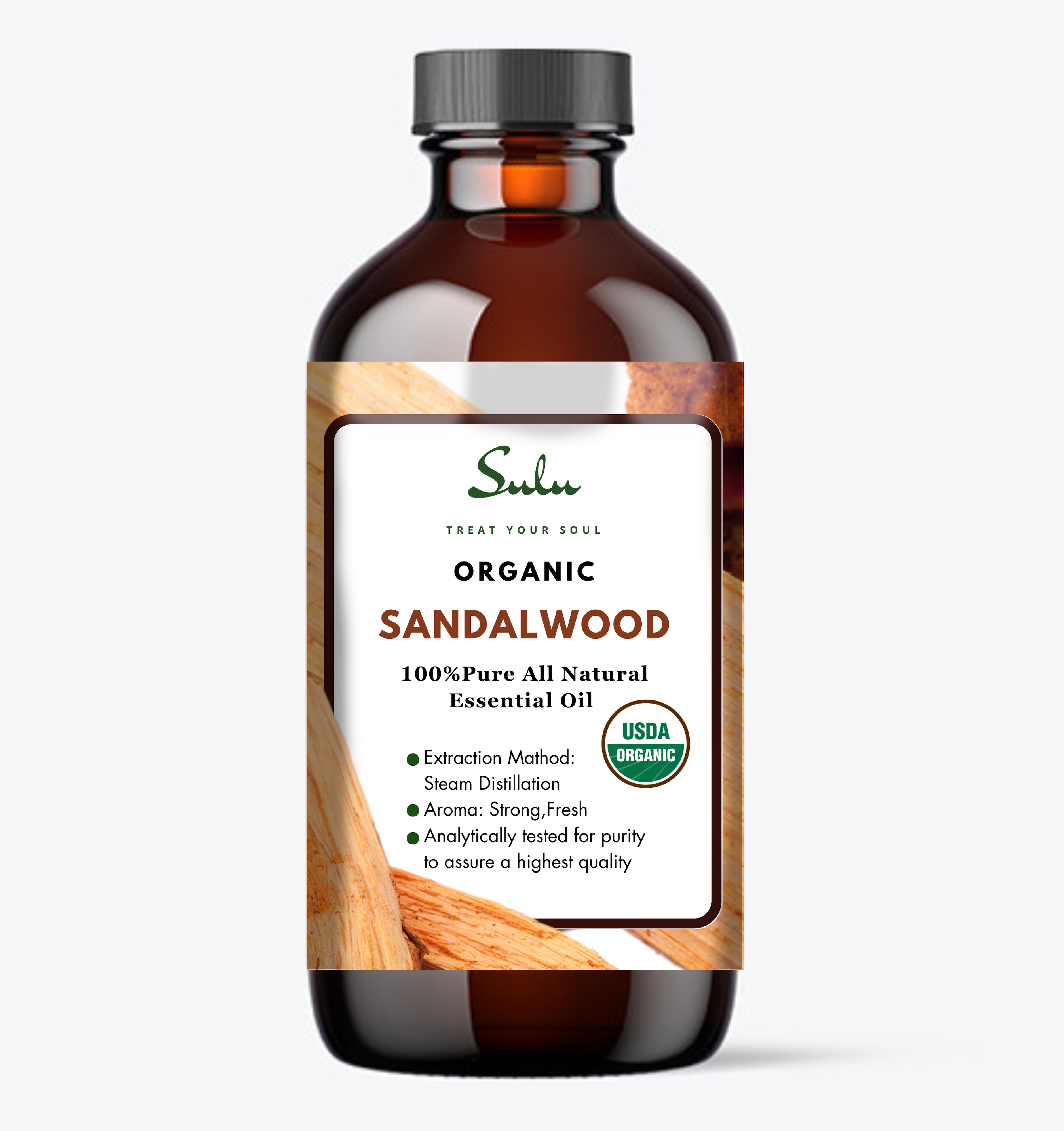 Mysore Sandalwood Essential Oil (Santalum Album). 100% Pure and natural.