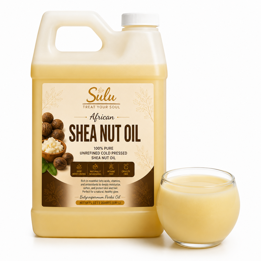 Shea Nut Oil -  Unrefined Cold Pressed 64 fl.oz