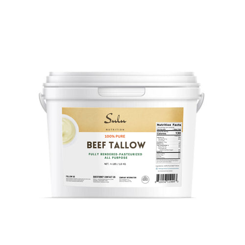 4 LBS Pure  Fully Rendered Beef Tallow