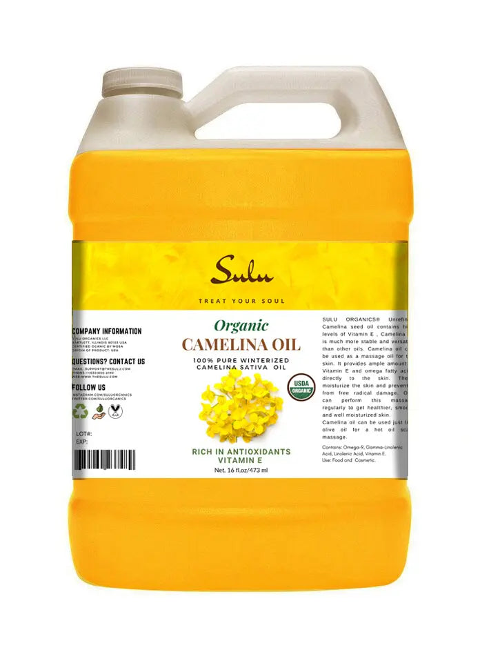 4 lbs Unrefined Camelina Seed Oil Cold PressedAll Natural